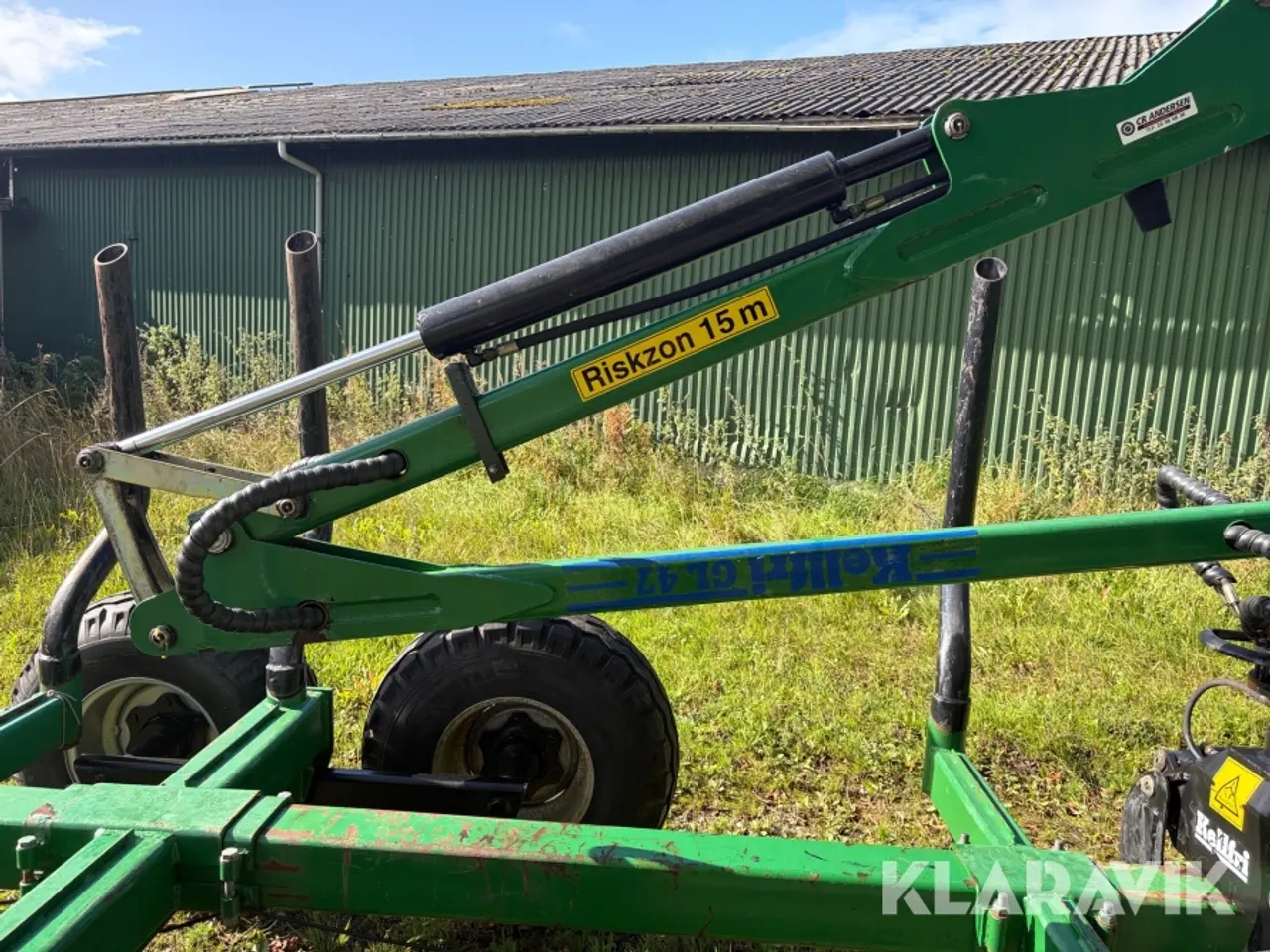 Billede 12 - Skovvogn Kellfri SV 6 med 4.7 meter kran