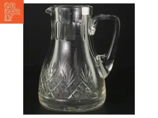 Gammel Glaskande med mønster (str. 17 cm)