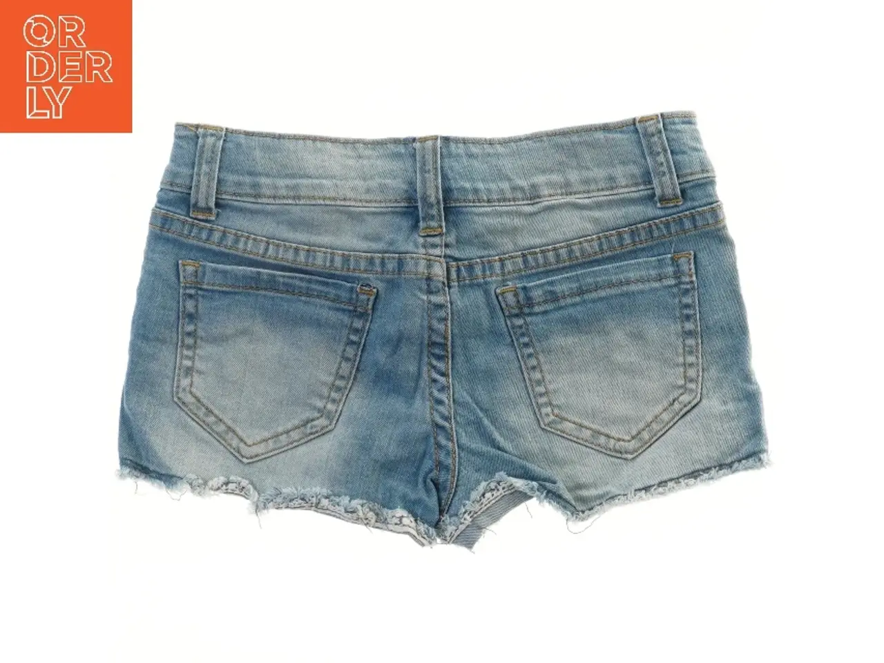 Billede 2 - Blå denim shorts (str. 128)