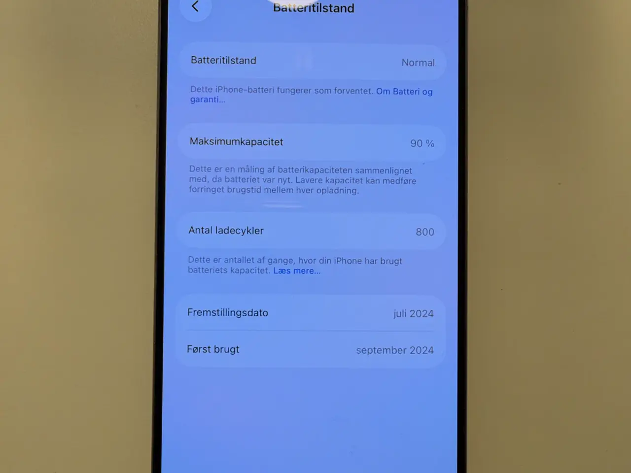 Billede 3 - iPhone 16 Pro 128 fb titanium