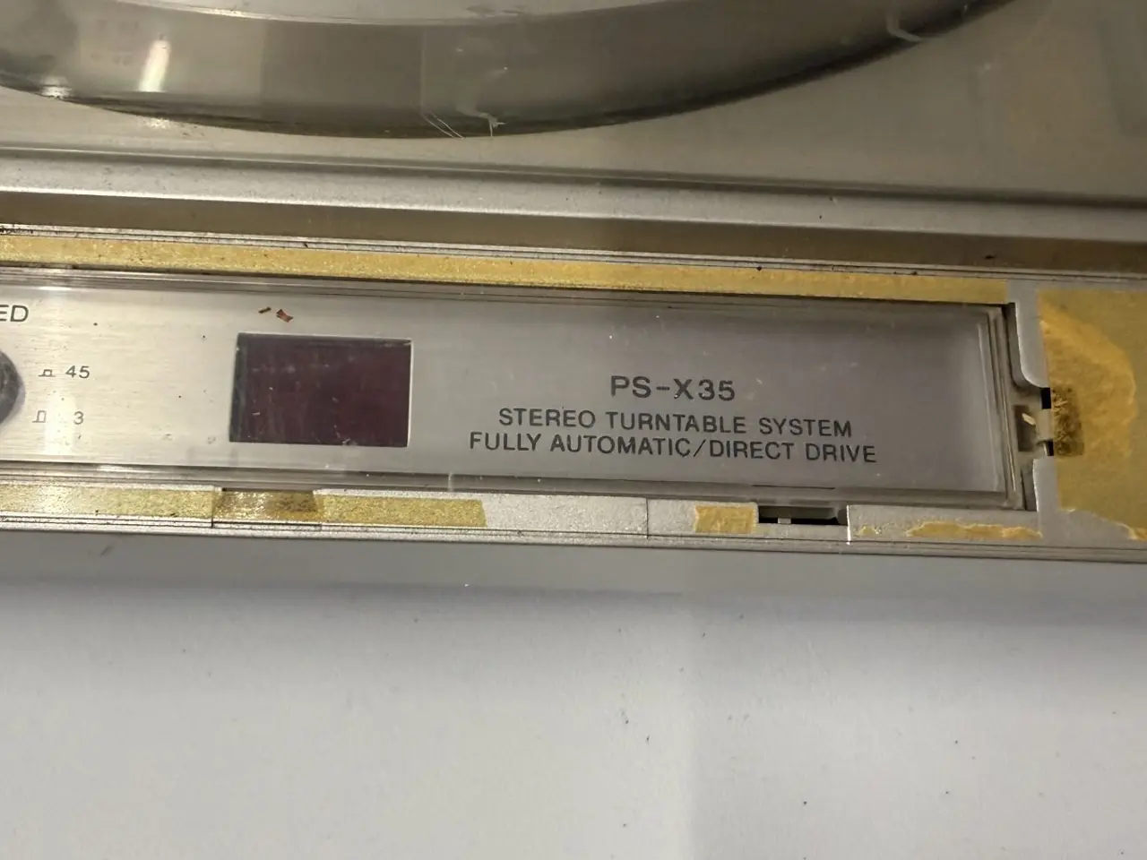 Billede 4 - Sony PS-X35 pladespiller (direct drive)