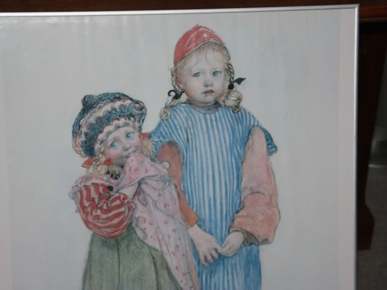Billede 2 - Indrammet billede af Carl Larsson