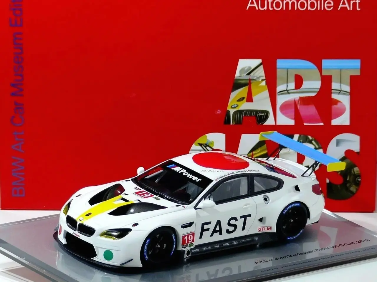 Billede 2 - 2016 BMW M6 GTLM Artcar 1:18  Producent: KYOSHO  