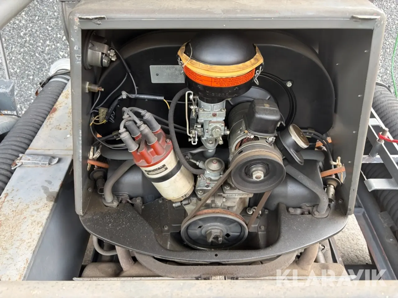 Billede 8 - Vandforsyningsenhed / brandpumpe på trailer DVI BS12/8-1 1200 bobbel motor
