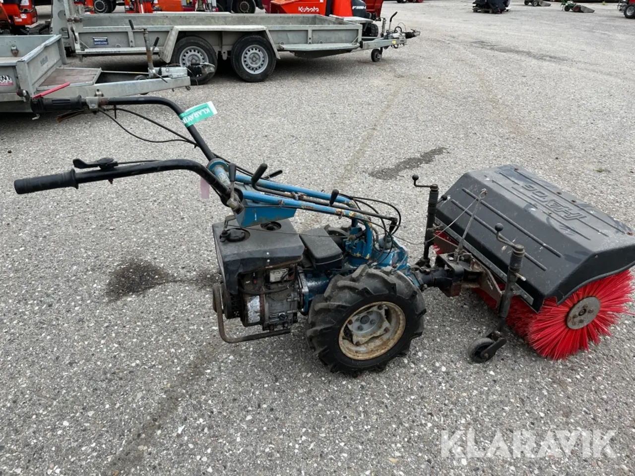 Billede 3 - 2-hjulet traktor Nibbi 80cm kost
