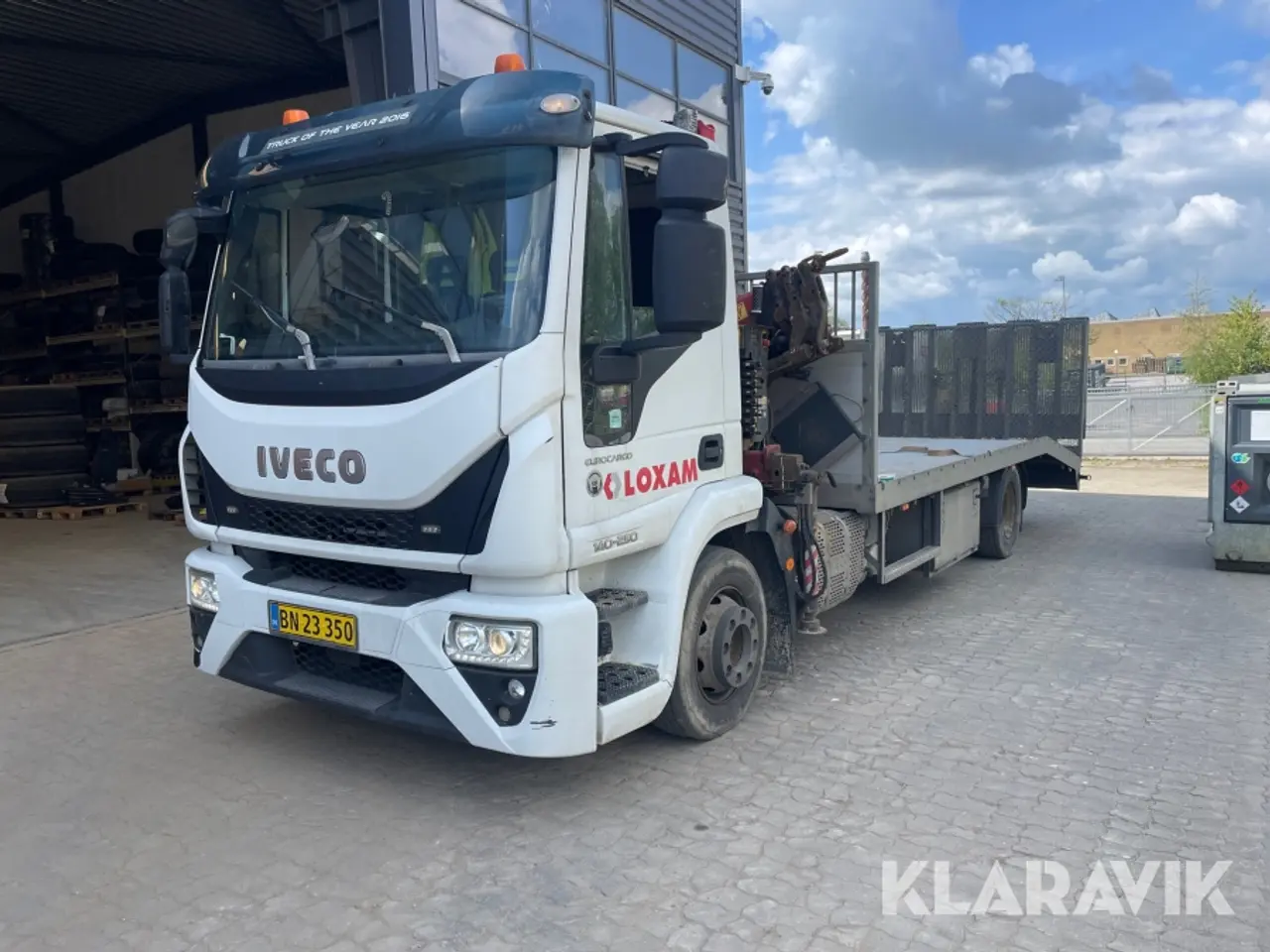 Billede 1 - Lastbil Iveco Eurocargo med Kran og knæklad