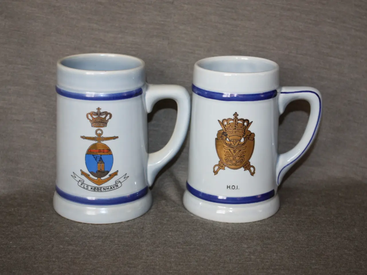 Billede 2 - Søholm Militær øl krus stk.pris 100 kr.