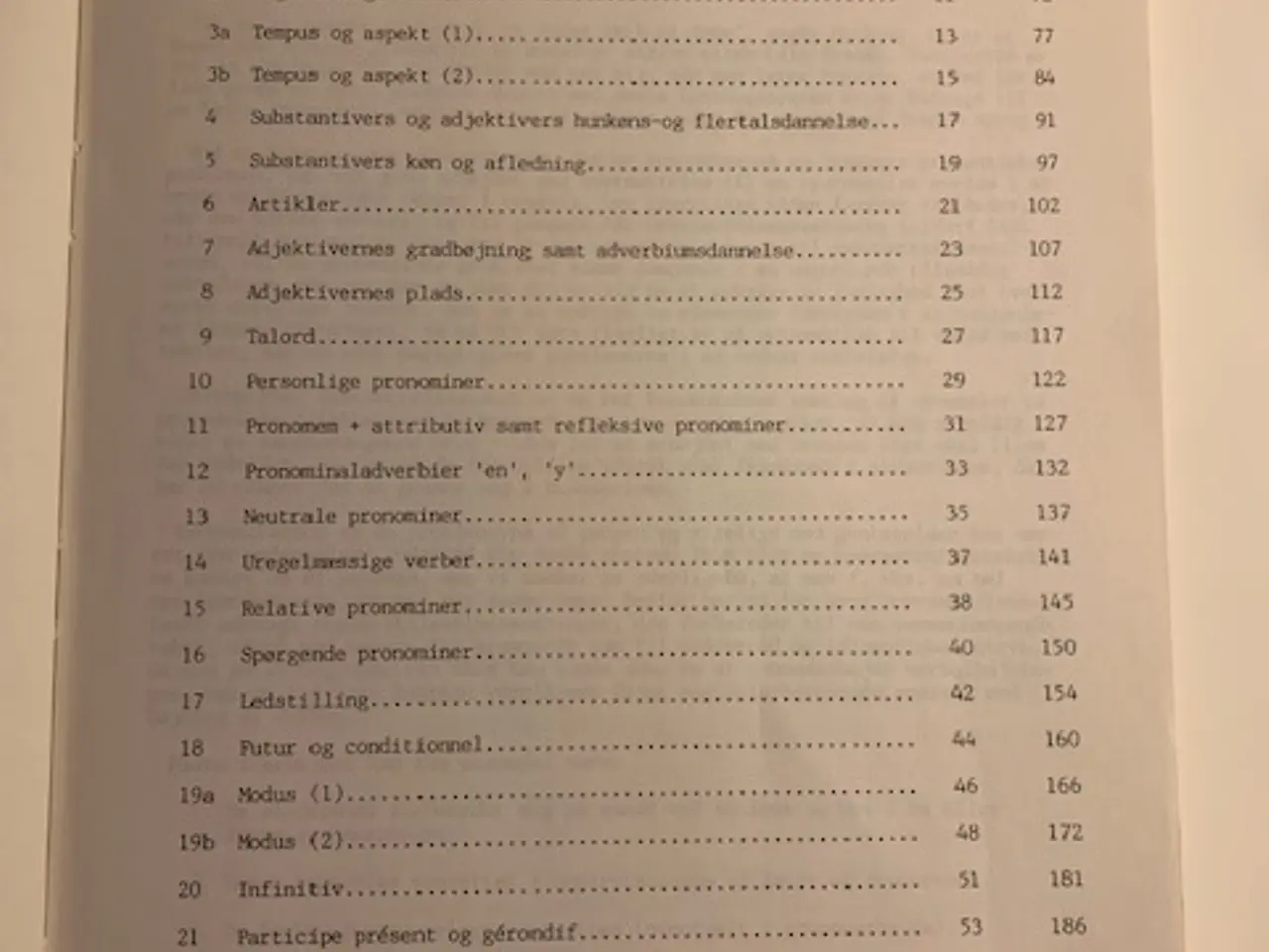 Billede 3 - Fra DANSK til FRANSK grammatik, opgaver, løsningf.