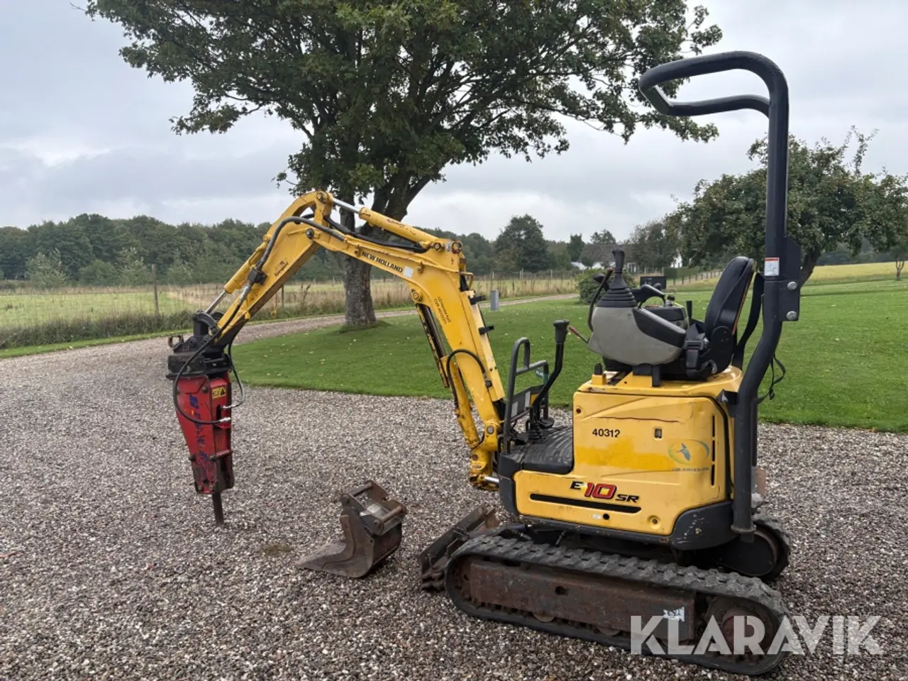 Billede 8 - Minigraver New Holland E10SR med hydraulisk hammer