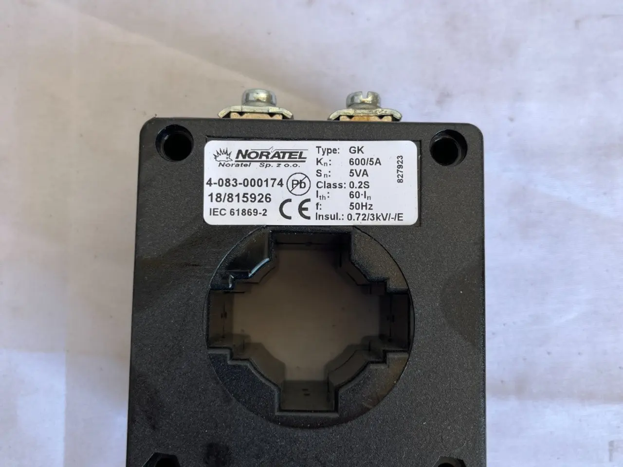 Billede 3 - Noratel GK 600/5A strømtransformer Class 0.2S 5VA
