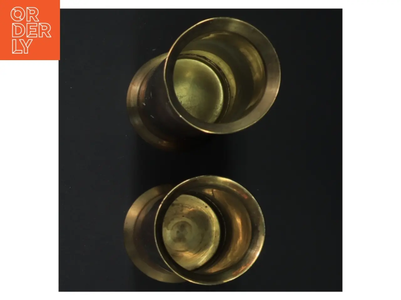 Billede 2 - Messing lysestager  (str. 10 cm. og 13 cm)