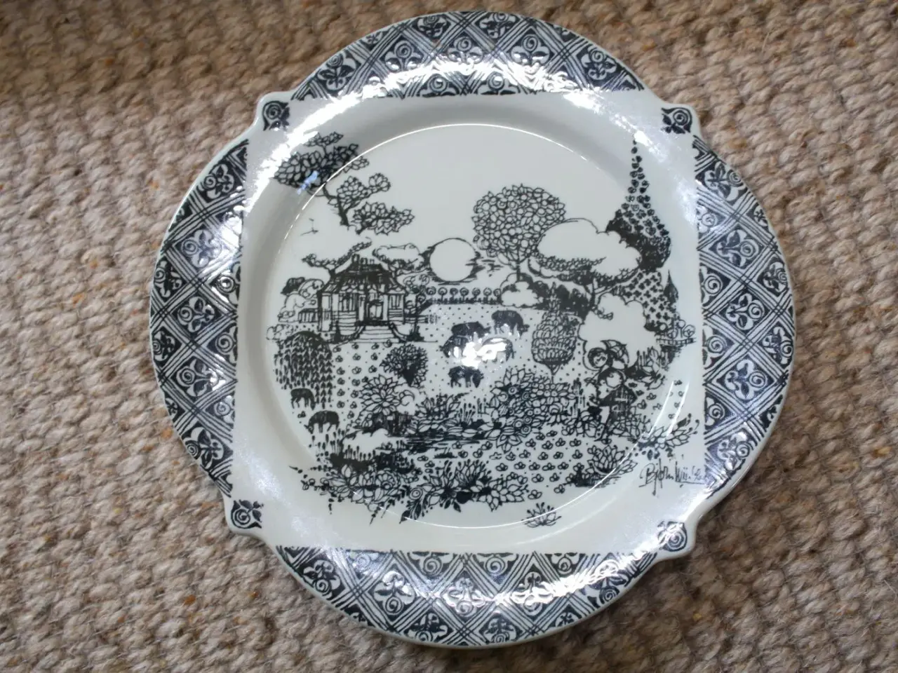 Billede 3 - Bjørn Wiinblad, platte, tallerken, skål
