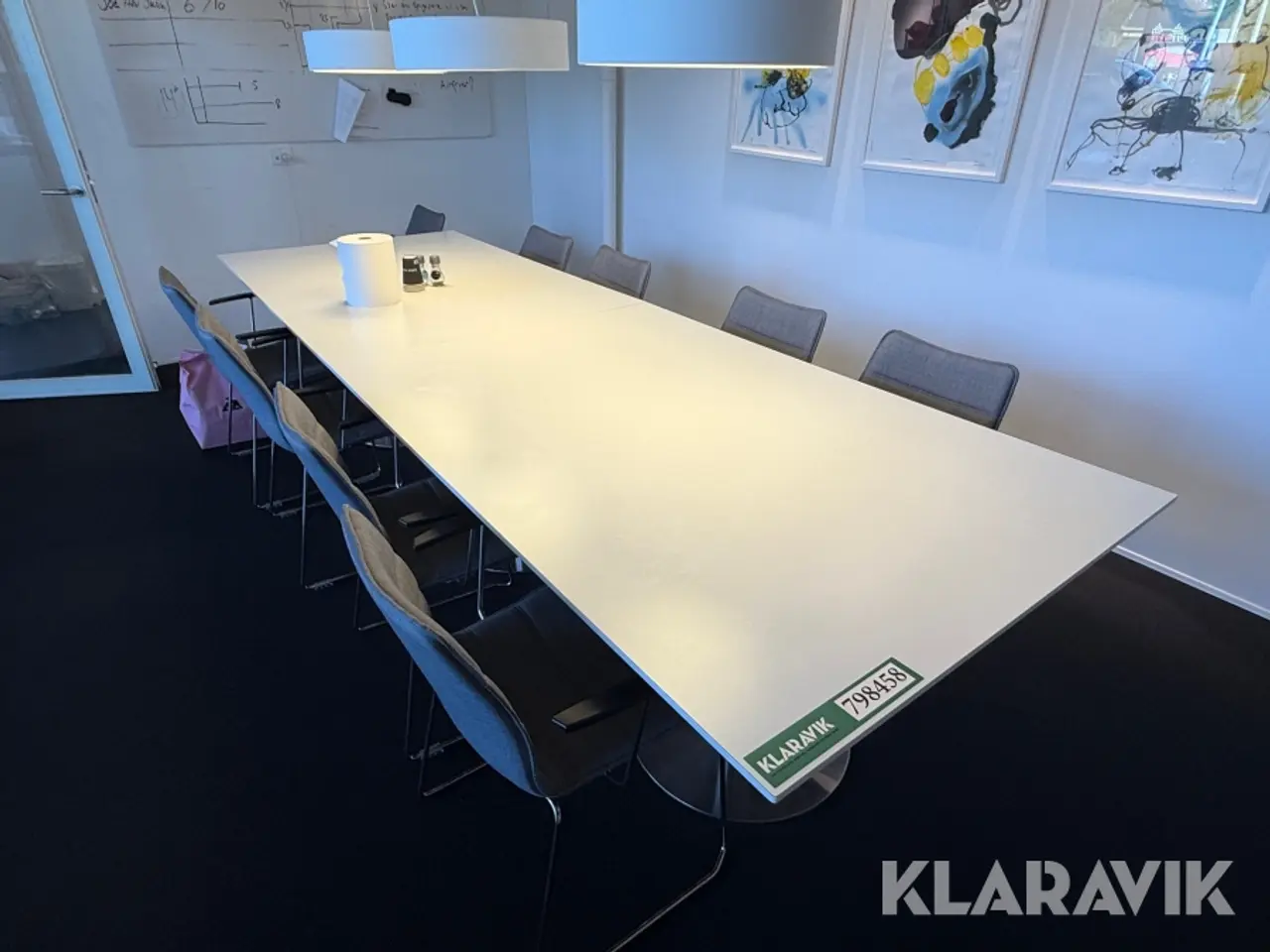 Billede 4 - Møde bord samt 10 stole