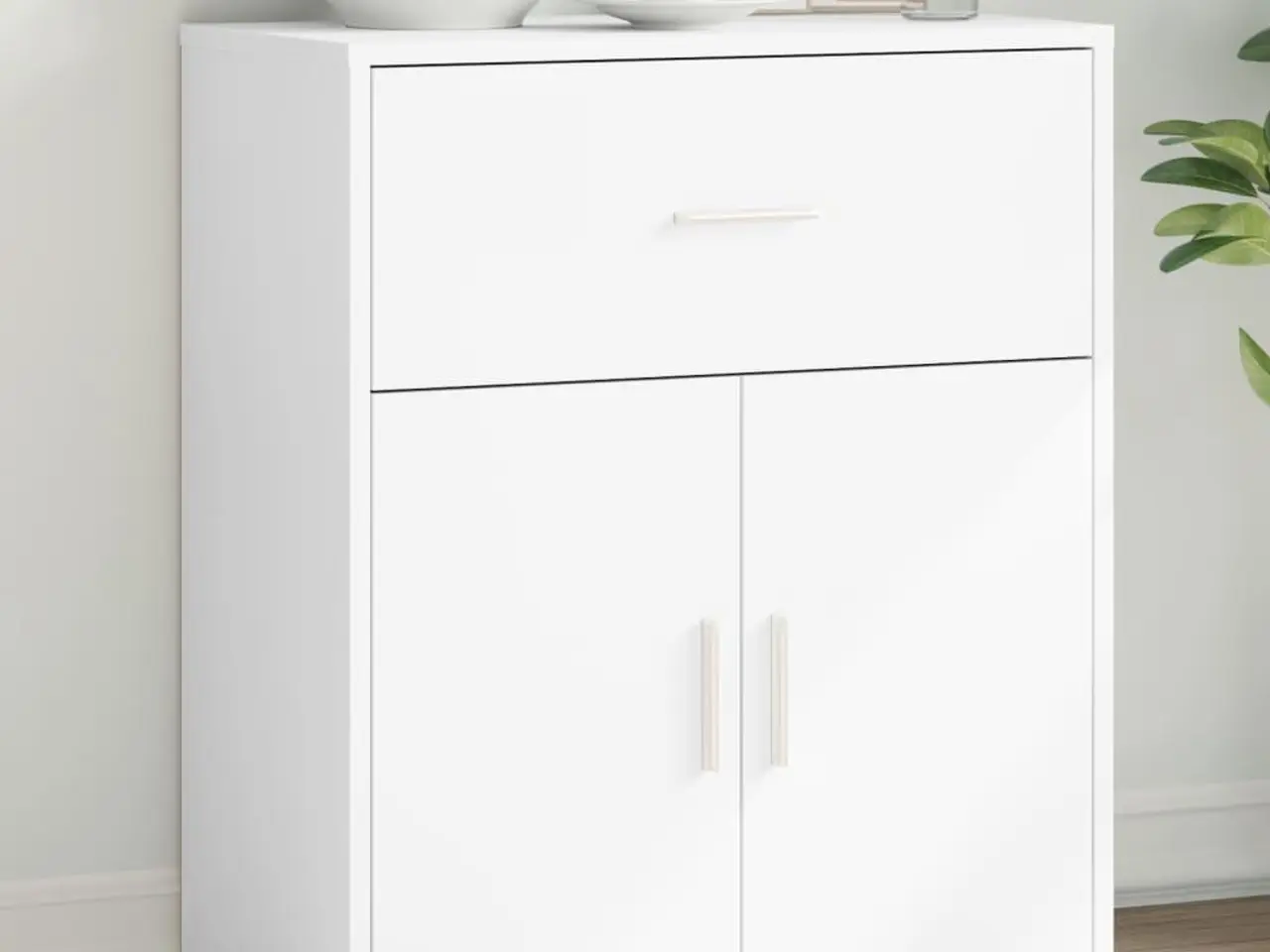 Billede 1 - Skænk 60x31x70 cm konstrueret træ hvid