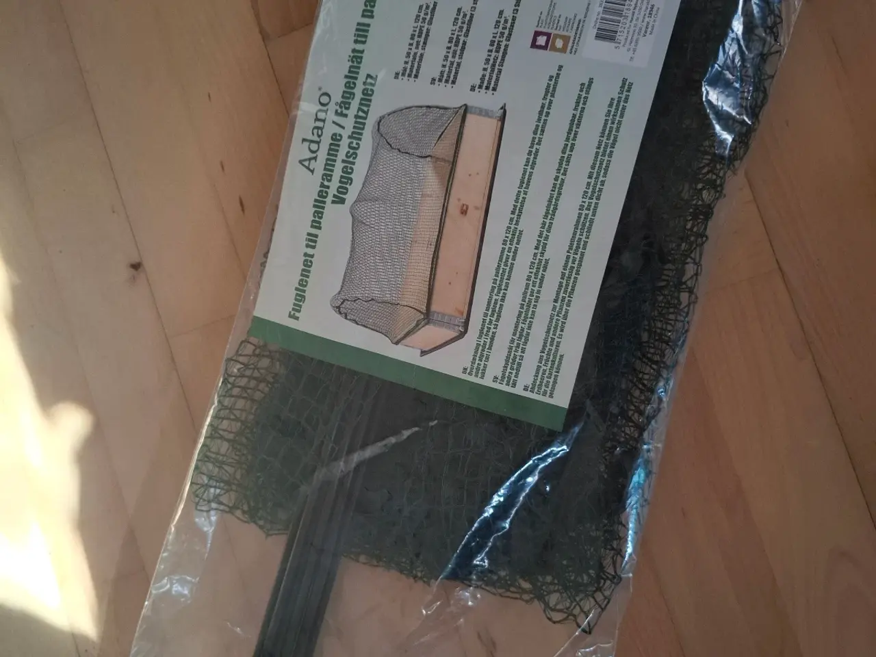 Billede 1 - Net til palleramme med glasfiber stænger, sælges.