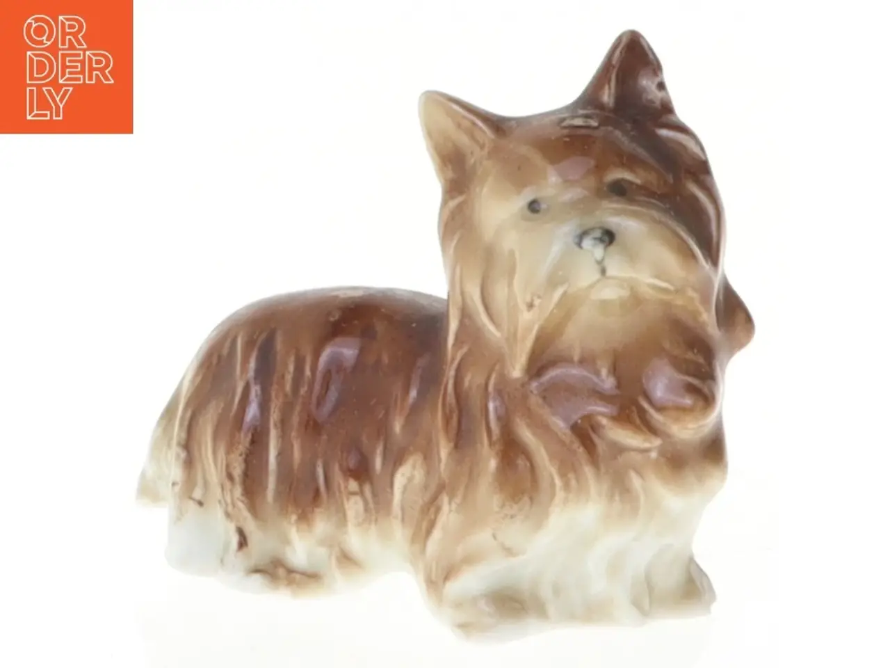 Billede 1 - Keramik Yorkshire Terrier hundefigur (str. 6 cm)