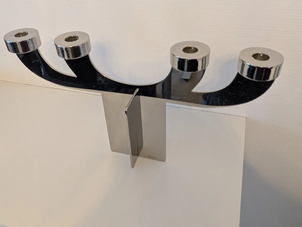 Billede 2 - Georg Jensen lysestage i rustfrit stål
