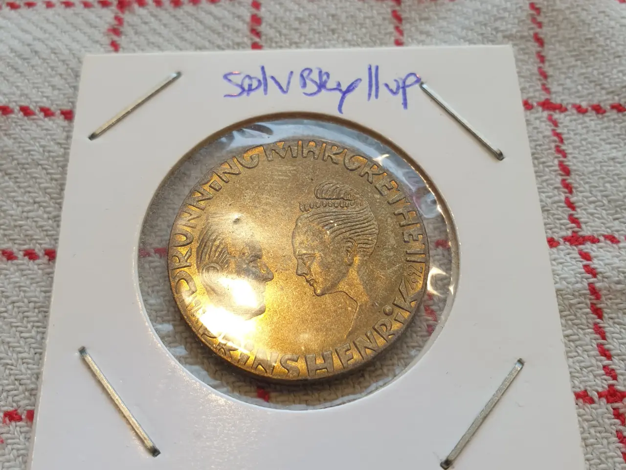 Billede 2 - 20 Kroner Margrethe II og Prins Henrik Sølvbryllup