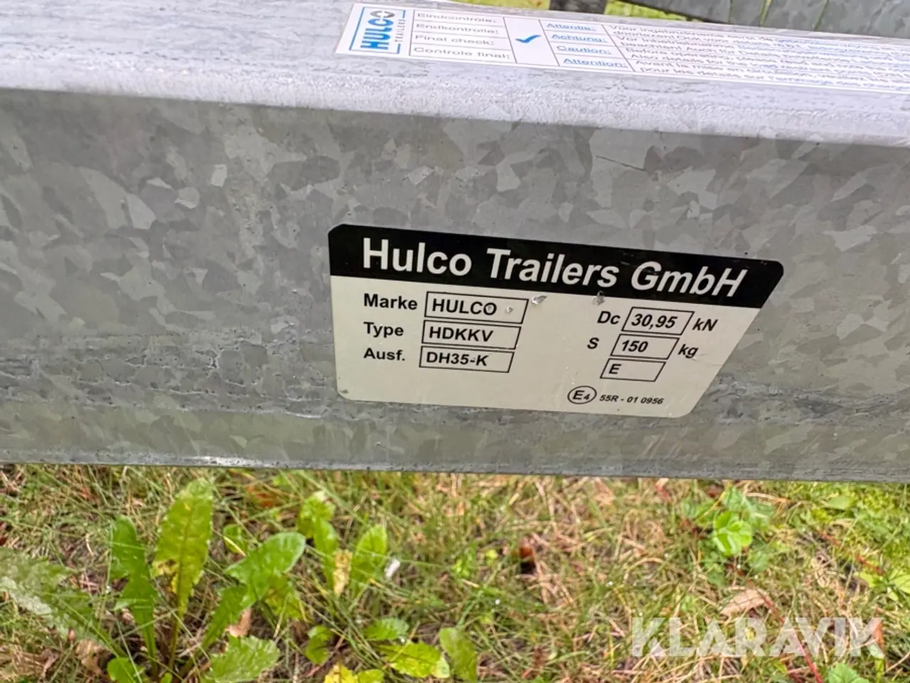 Billede 7 - Trailer Hulco Medax-2 3500kg
