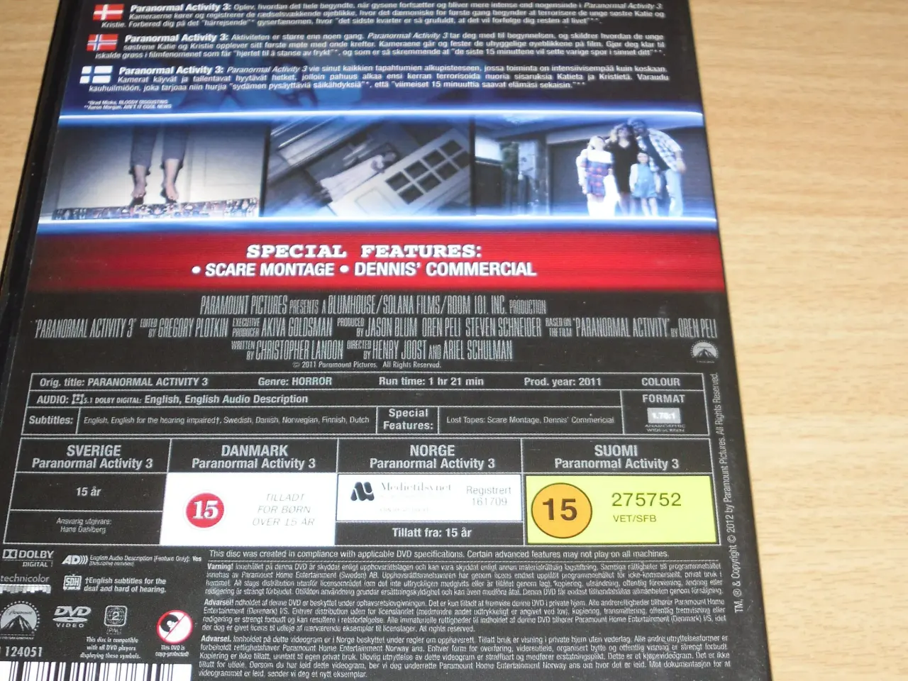 Billede 2 - PARANORMAL Activity 2 og 3.