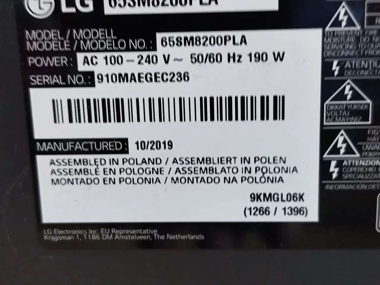 Billede 6 - LG 65" 4K UHD Smart TV 65SM820 Incl. Magic Remote.
