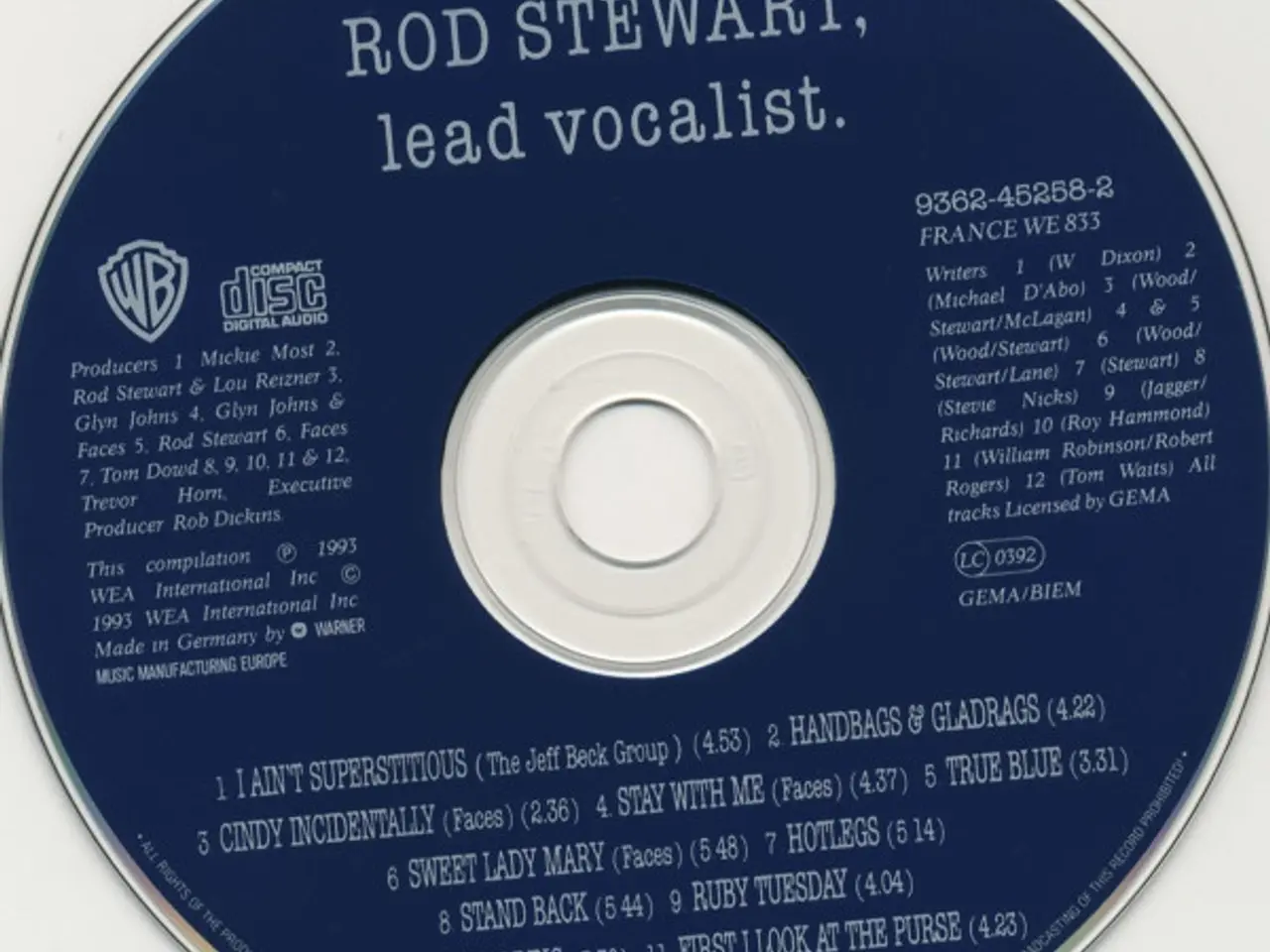 Billede 5 - Rod Stewart – Lead Vocalist – CD