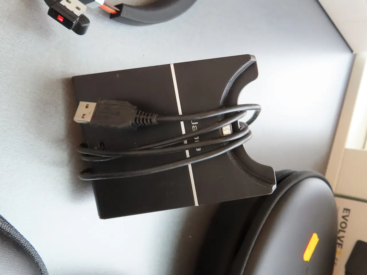 Billede 4 - 2 stk. Headset JABRA GN E75 med ladestand (uden dongle)
