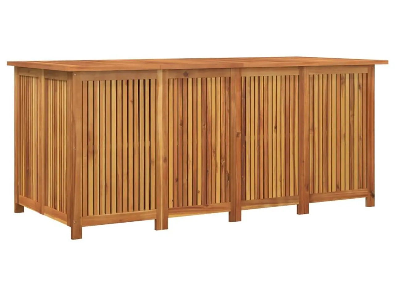Billede 2 - Opbevaringsboks til haven 175x80x75 cm massivt akacietræ