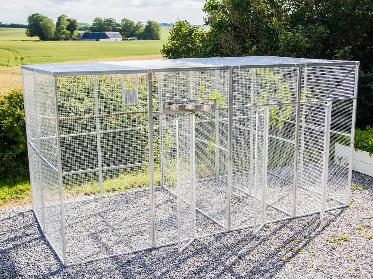 Billede 1 - Udendørs Voliere 4x2x2 mtr.