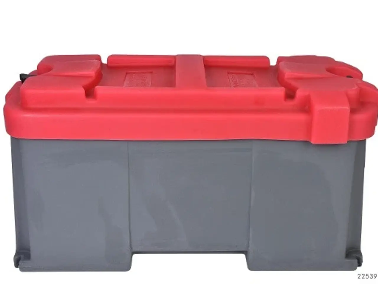 Billede 1 - Robust plastbatterikasse til prof. installation