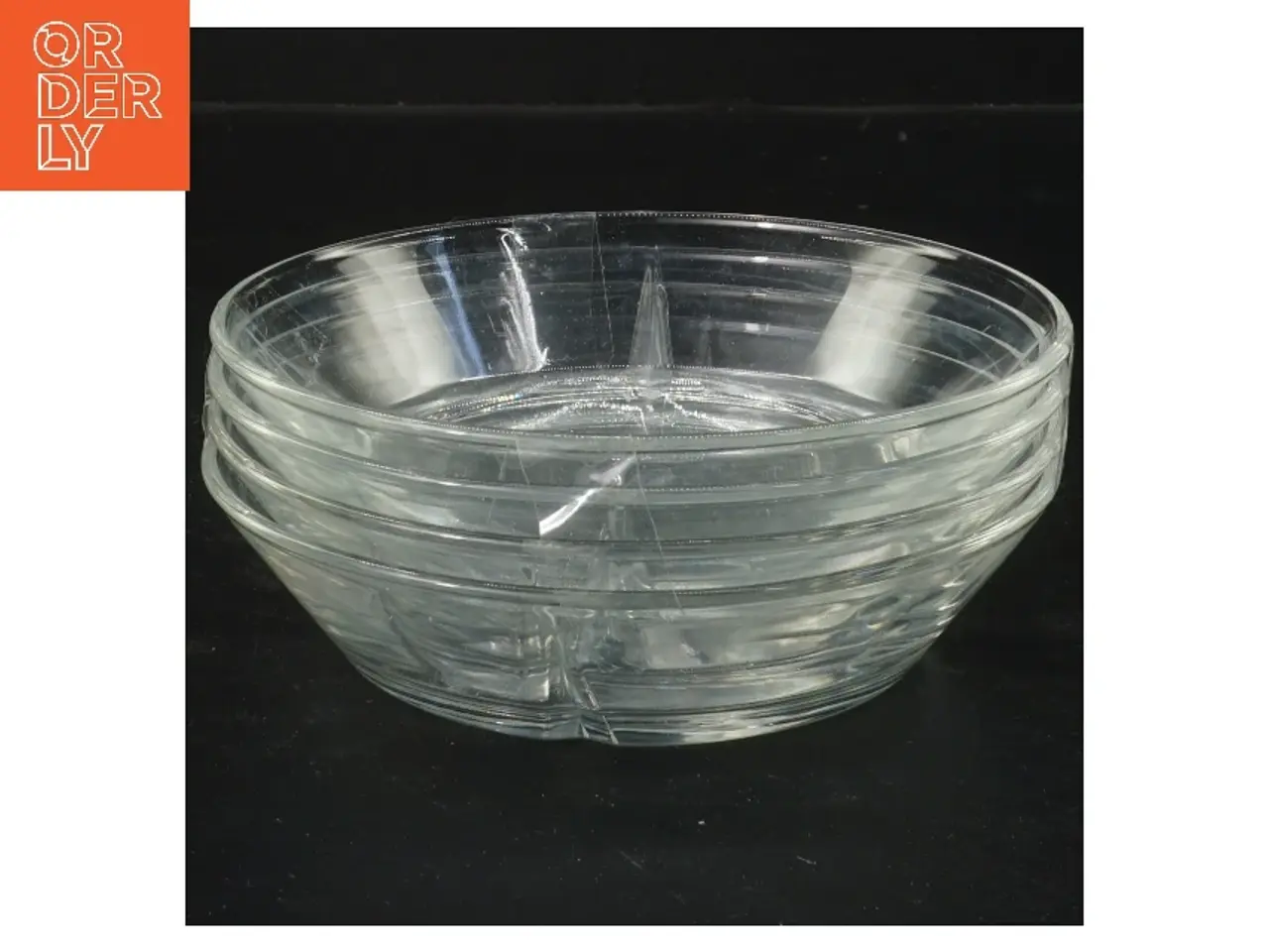 Billede 1 - Fire glas skåle/assietter fra Rosendahl (str. 4 stk 15,5 cm)