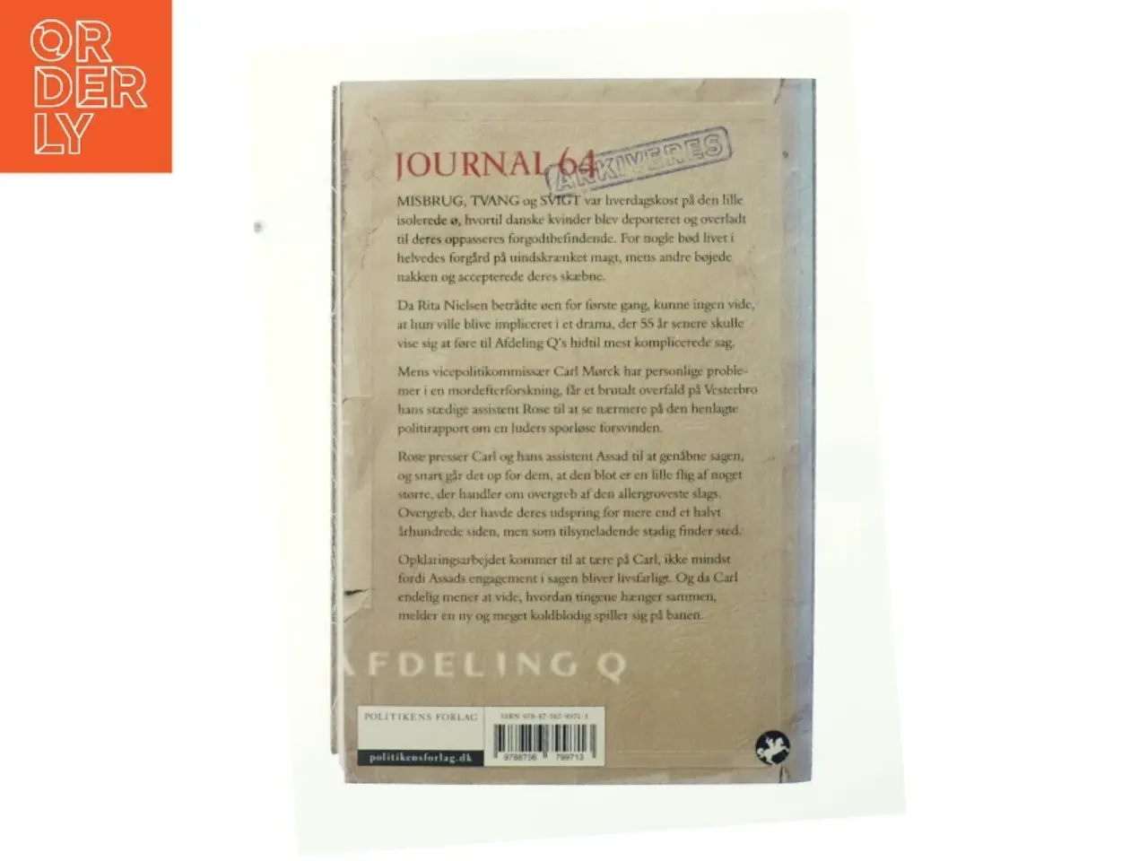 Billede 3 - Journal 64 af Jussi Adler-Olsen (Bog)