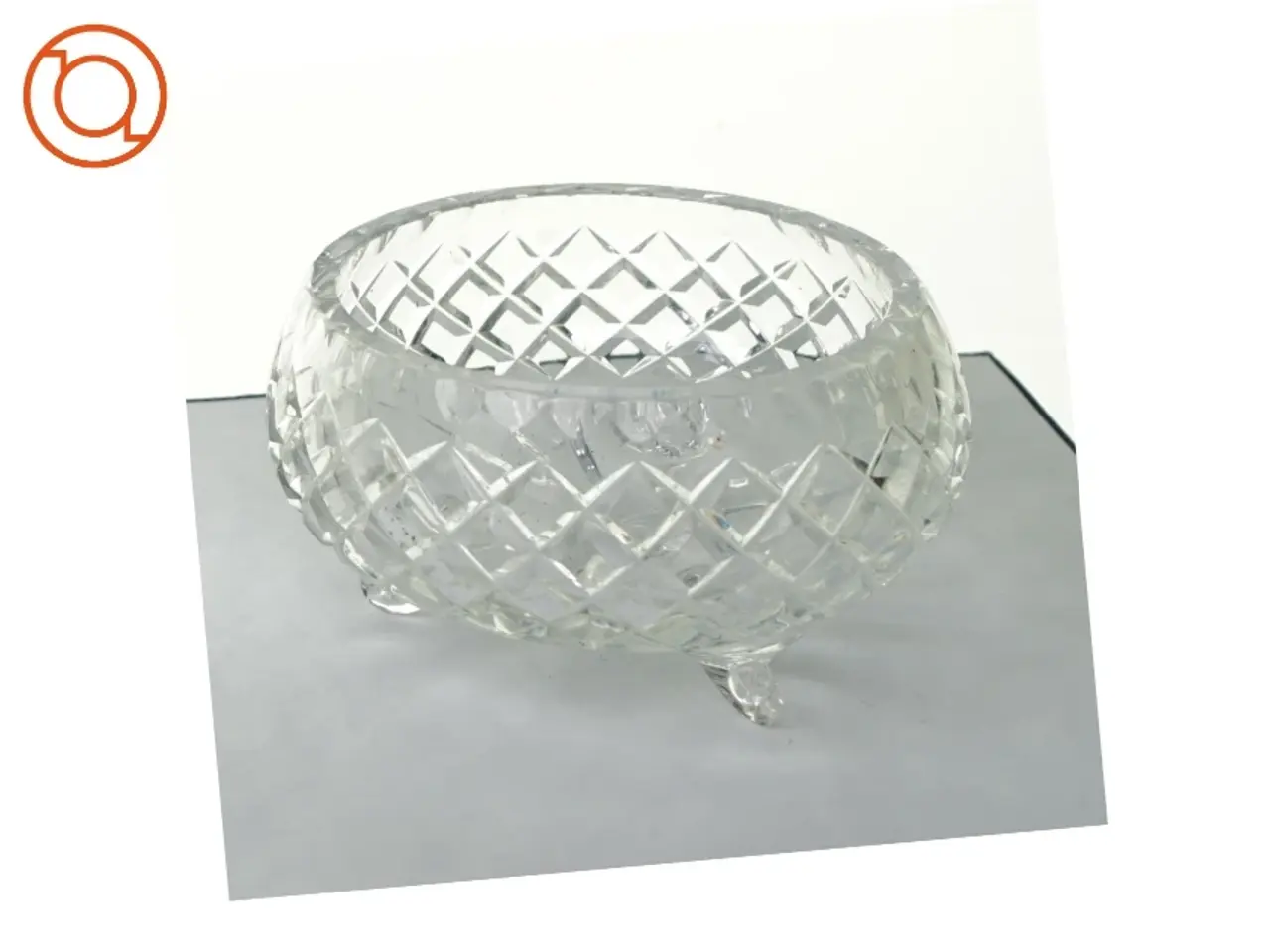 Billede 1 - Krystal skål (str. 12 x 6 cm)