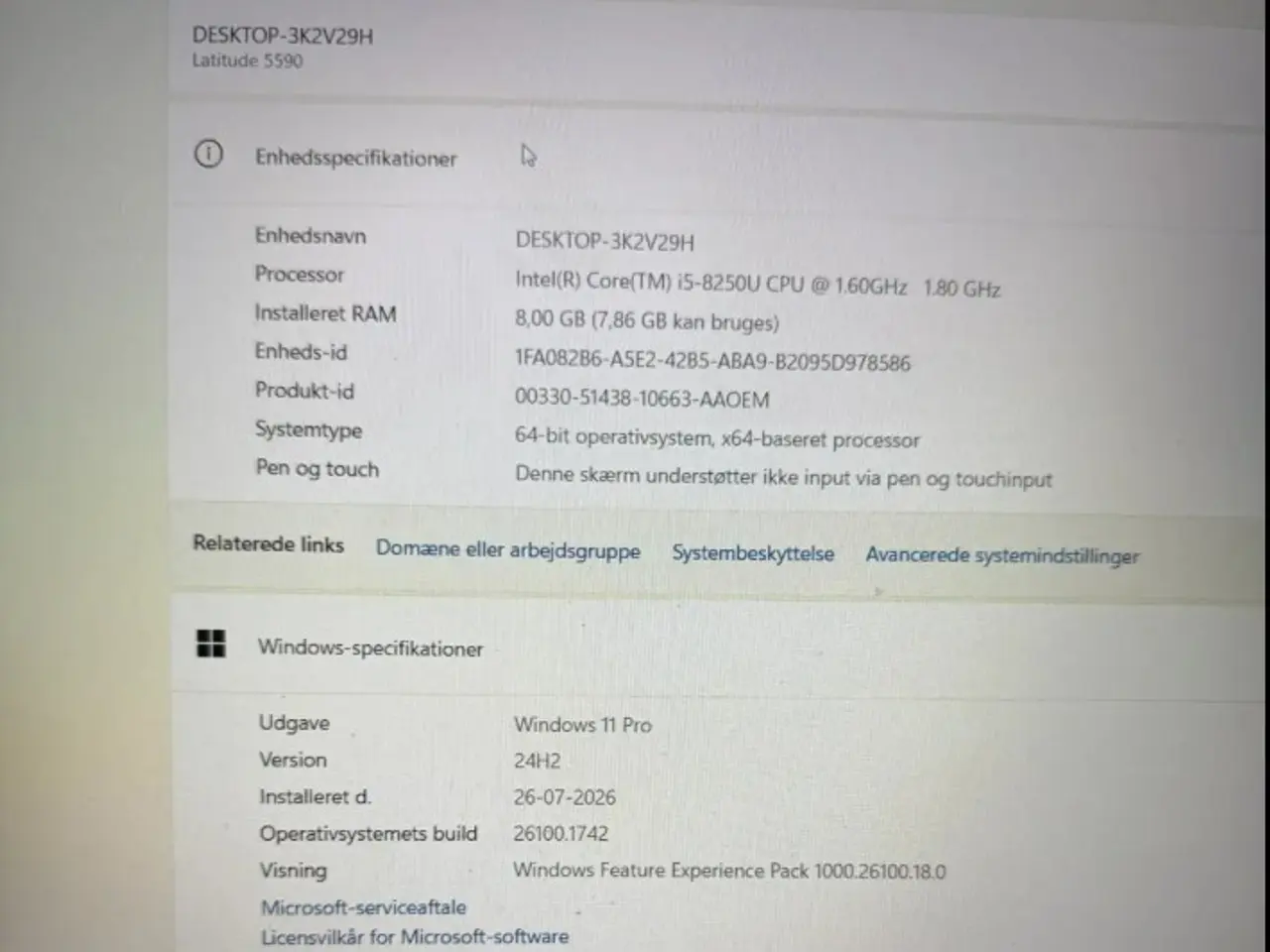 Billede 2 - bærbar pc med ssd harddisk