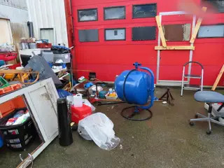 Tvangsblander, div. værktøj, hårdehvidevarer m.m. (læs beskrivelse)