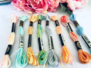 Blandet broderigarn