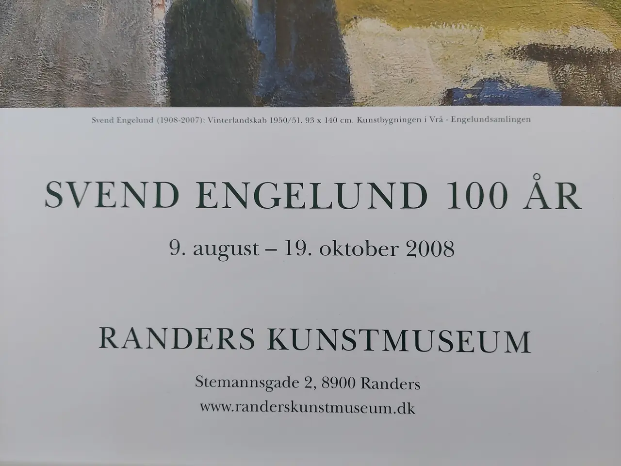 Billede 5 - Original Svend Engelund plakat (50x50) – Ubrugt
