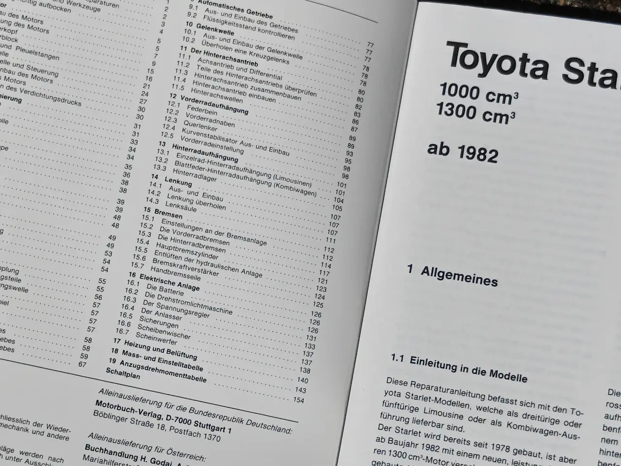 Billede 2 - Toyota starlet værkstedsbog/Reparationsbog