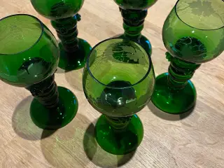 5 flotte speciel glas i grøn