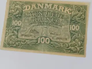 💯. 100 kr fra 1956