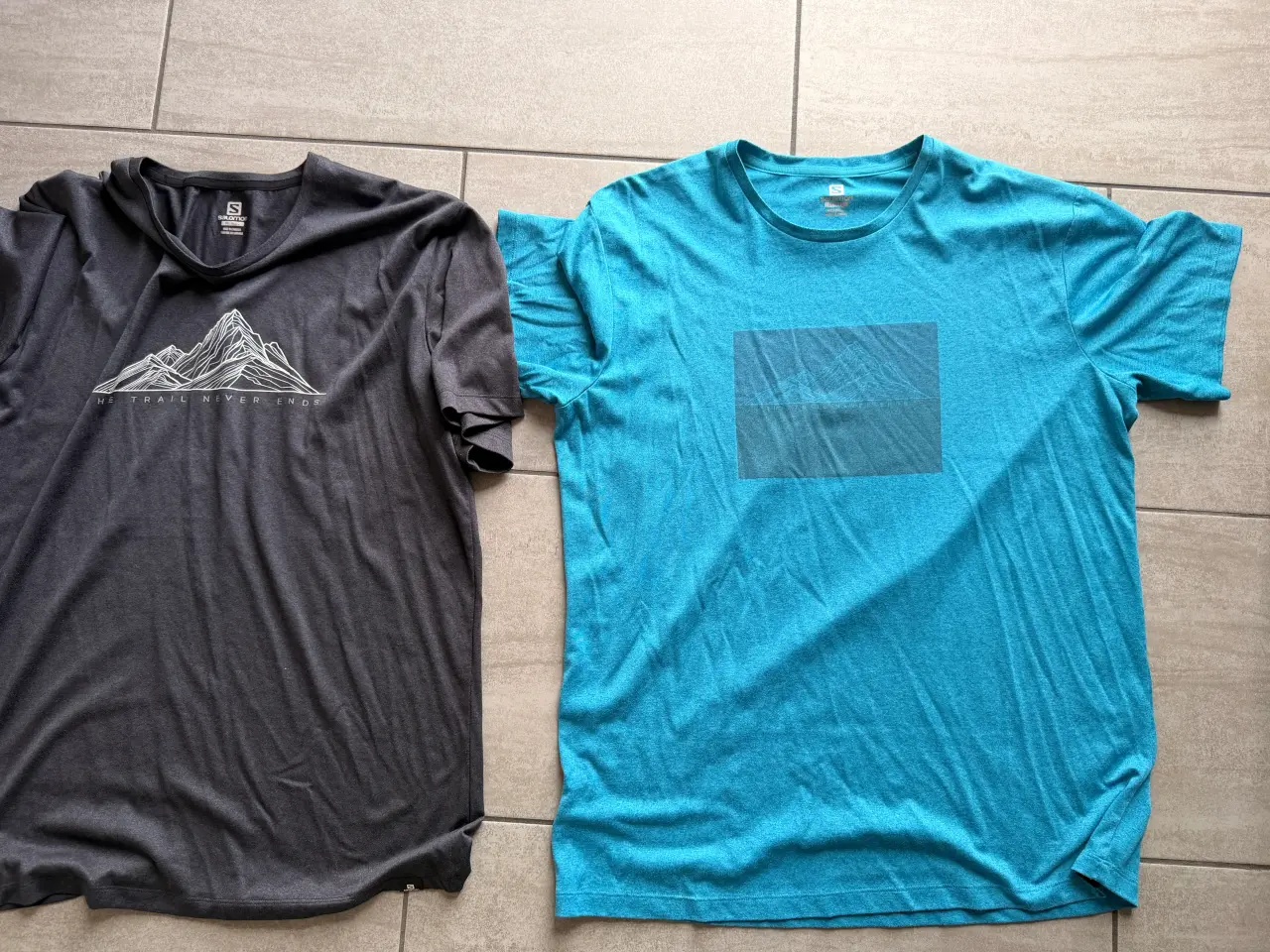 Billede 1 - Salomon T-shirts, 2 stk, sporty og åndbare i str.