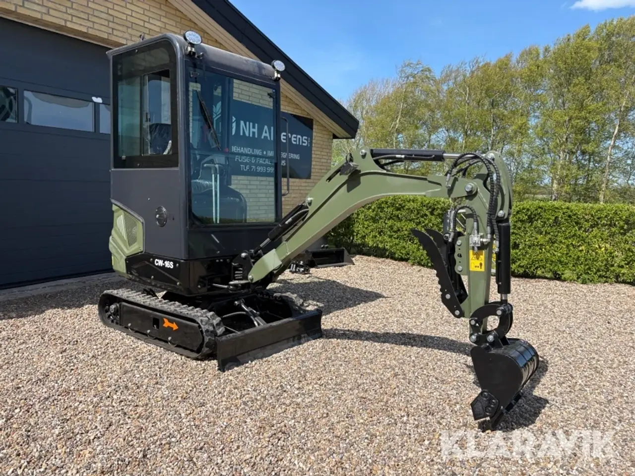 Billede 3 - Gravemaskine Excavator CW-16S med førerhus