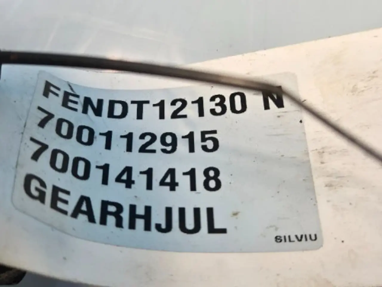 Billede 15 - Fendt 12130N Gearhjul 700112915