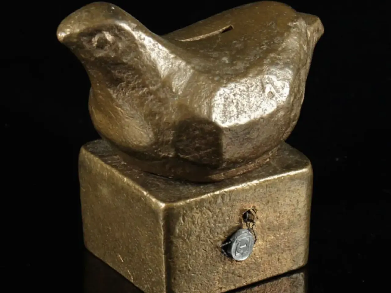 Billede 1 - Sparebøsse af bronze købes