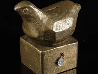 Sparebøsse af bronze købes