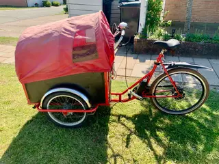 Christiania ladcykel med el