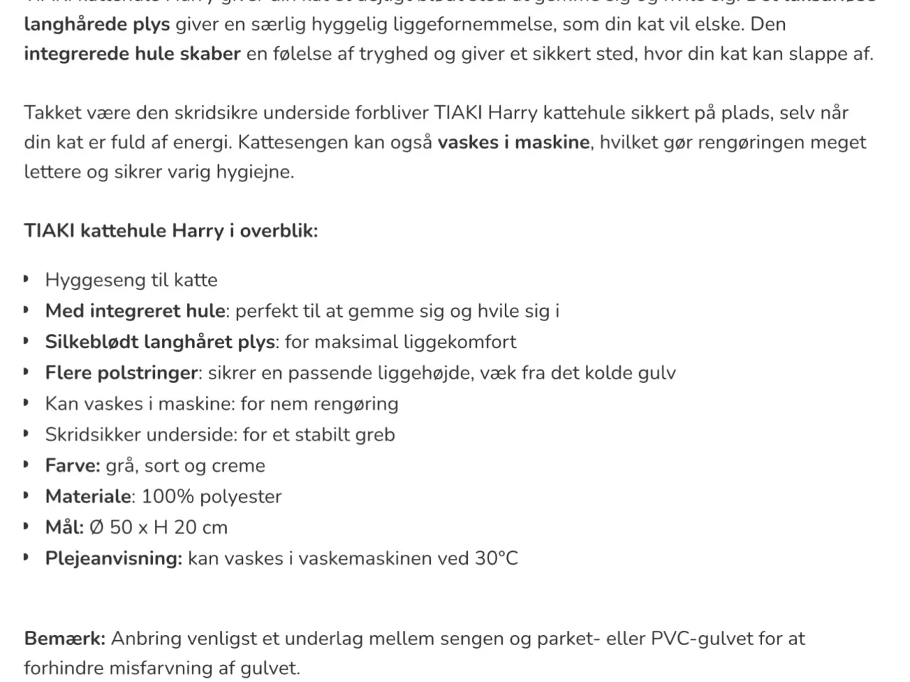 Billede 3 - Kattehule sort plys