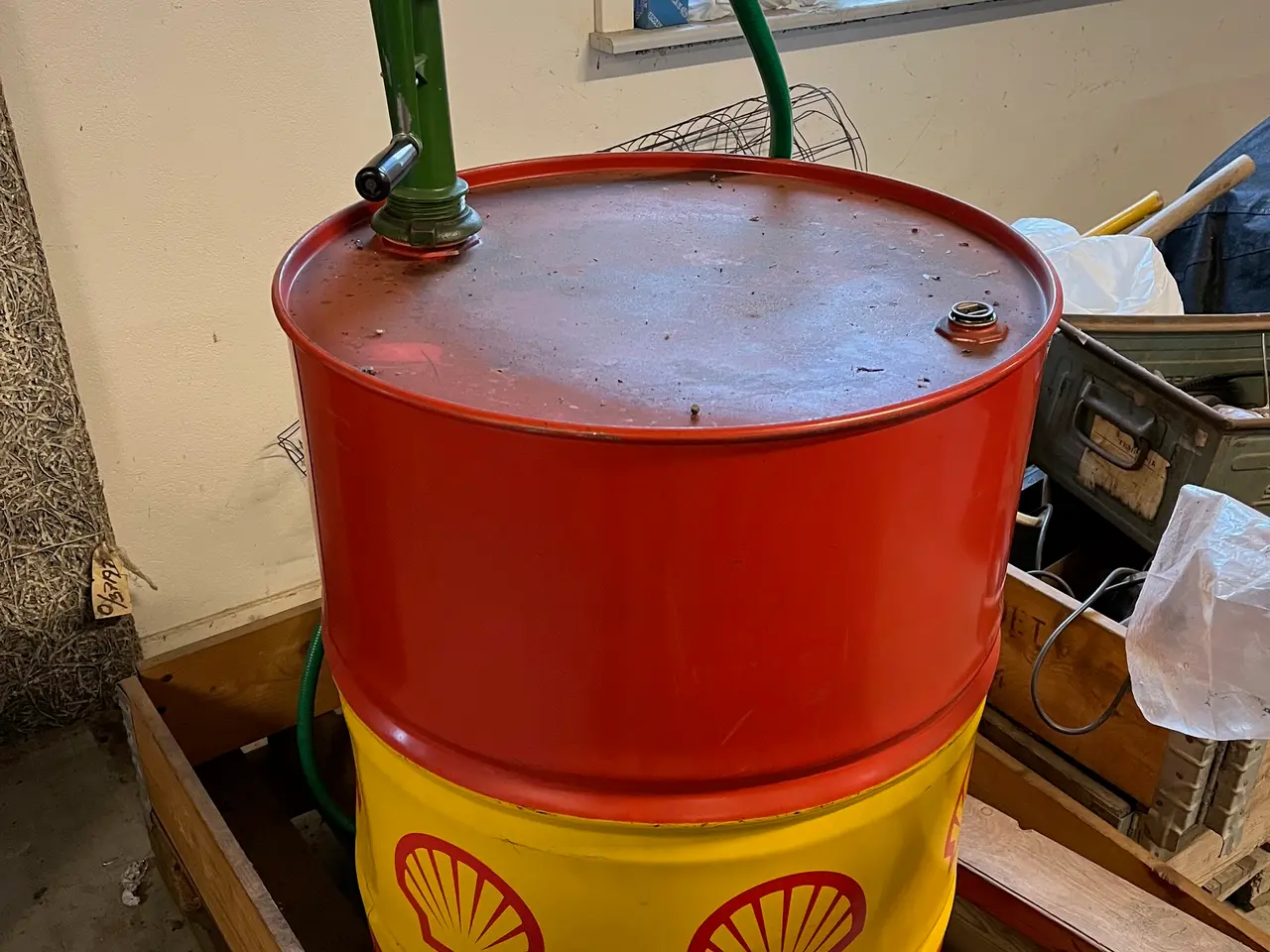 Billede 1 - Olietønde 200 liter med Shell logo