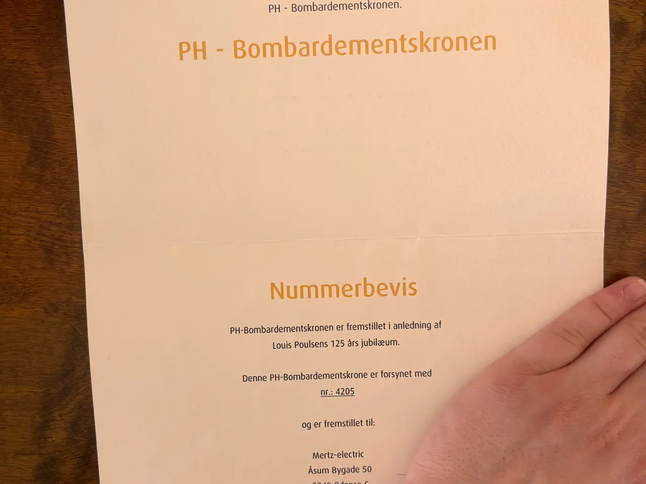 Billede 2 - Louis Poulsen Bombardementskrone