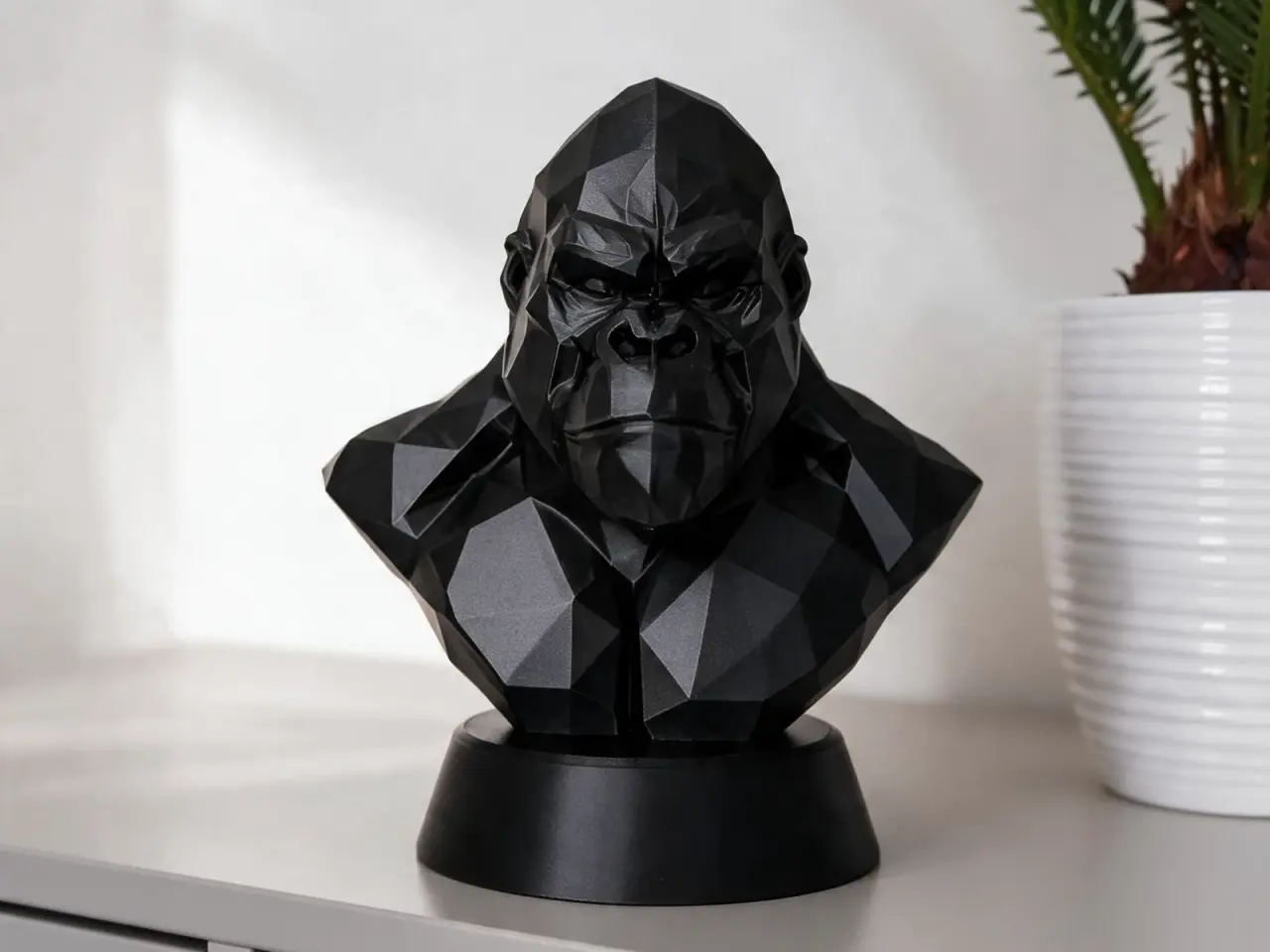 Billede 3 - Moderne sort gorilla buste